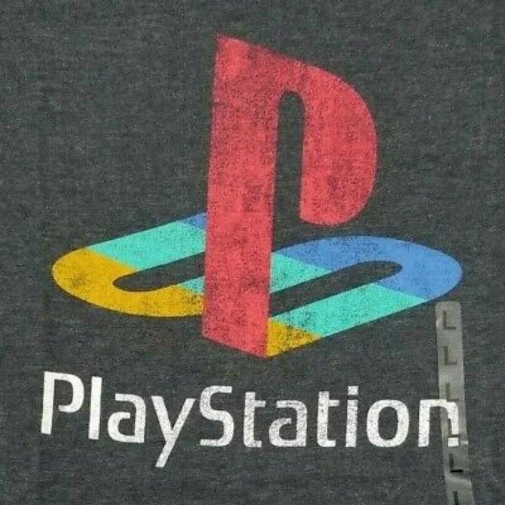 Playstation Logo Licensed Video Game Merch T-Shirt Sony